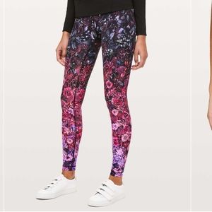Lululemon Wunder Under Leggings in bloom